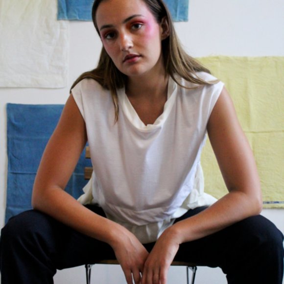 MIU MIU FLOWY BOW TIE BLOUSE - Picture 1 of 6